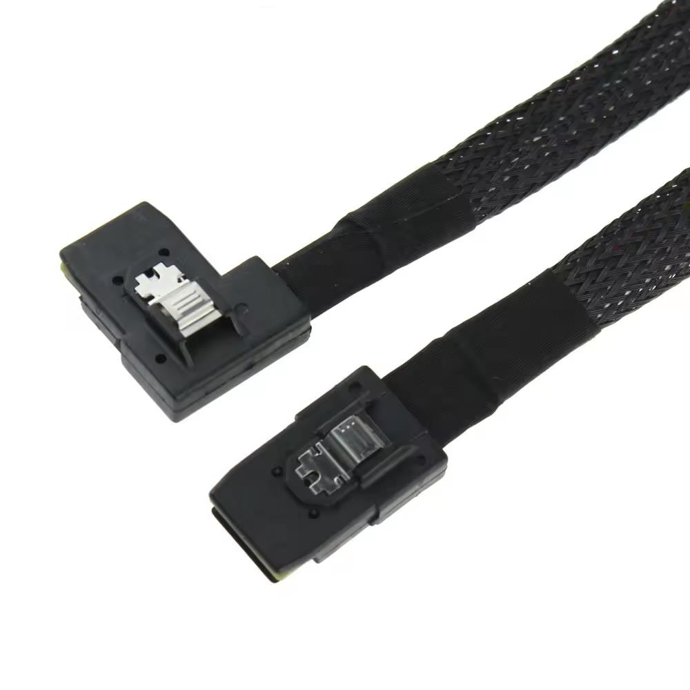 Picture of Internal Mini SAS SFF-8087 Right Angle to Mini SAS SFF-8087 Cable 36P 0.6m or 0.8m